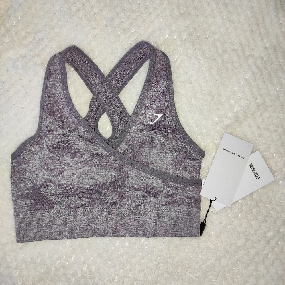 NWT Gymshark Adapt Camo Seamless Sports Bra XS